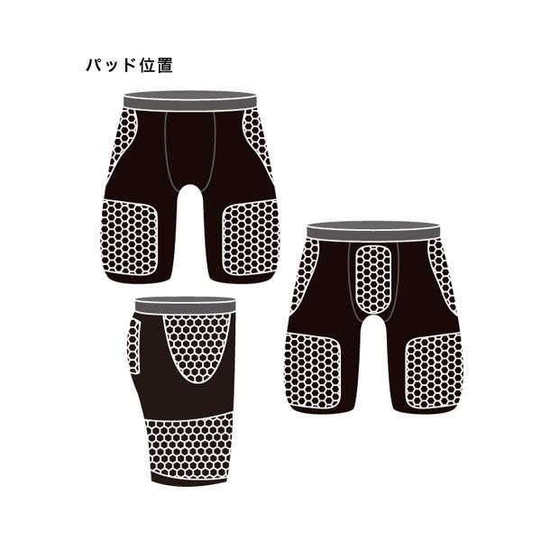 マクダビッド オールスポーツサポーターケア商品 HEX サッドショーツ EX/ミドルサポートタイプ/メンズ『7991』 | McDavid | 04