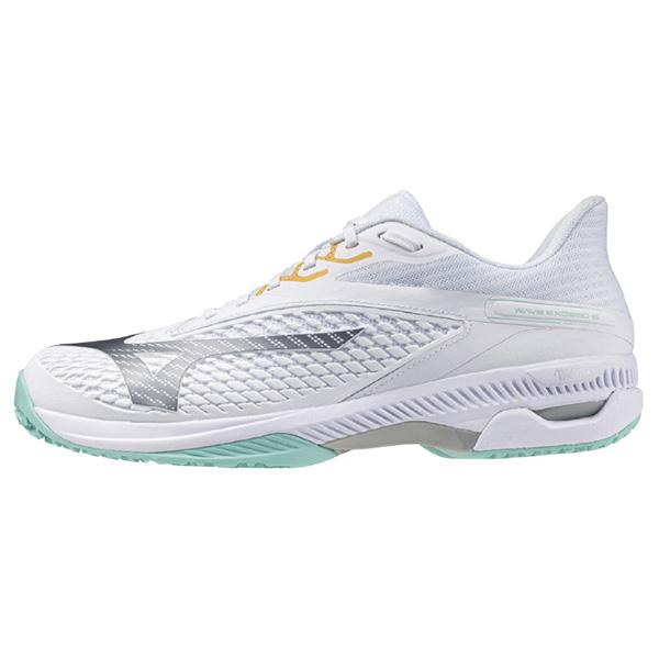 着用1回☆ミズノ WAVE EXCEED Light テニスシューズ26.5cm ミズノ MIZUNO メンズ レディース テニス シューズ オムニ