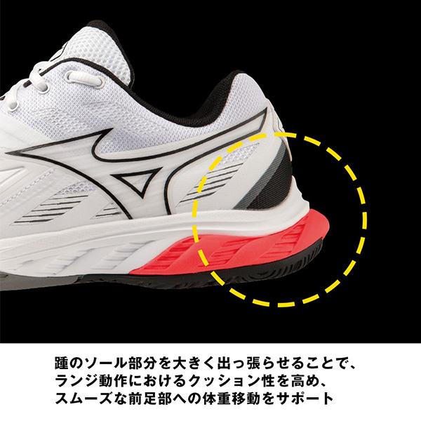 (23センチ）Mizuno WAVE FANG 2 FITバドミントンシューズ WAVE FANG ミズノ バドミントンシューズ ウエーブファング2 2