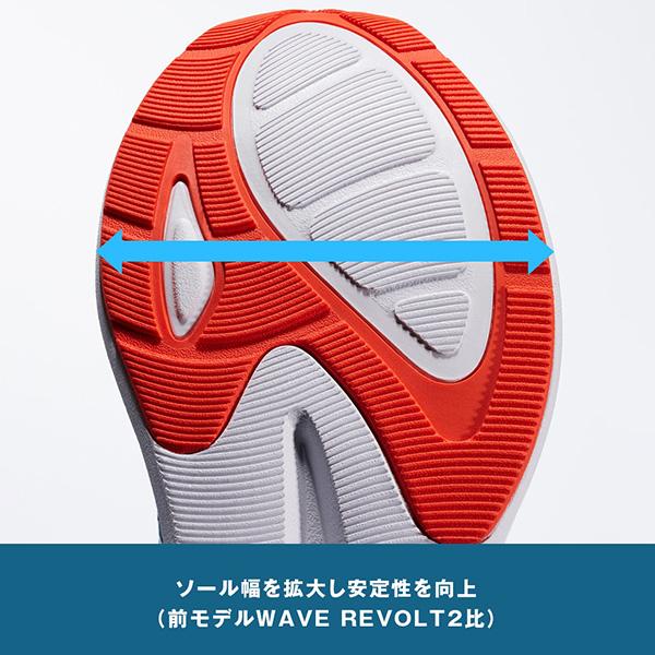 MIZUNO（ミズノ） ランニングシューズ ウエーブリボルト3 WAVE REVOLT