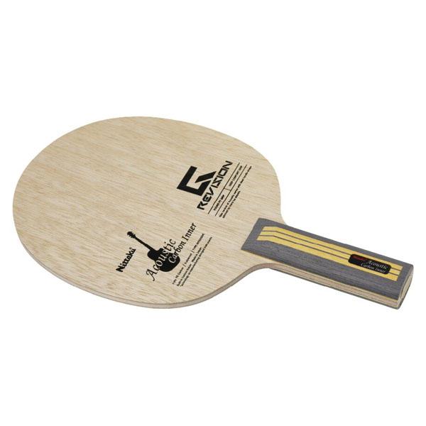 【PayPay祭★P3倍】ニッタク 卓球ラケット アコースティックカーボンインナーG-REVISION ACOUSTIC CARBON INNER G-REVISION ストレート NC-0496 | Nittaku | 01