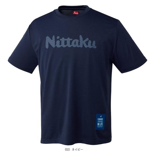 (5%OFFクーポン）ニッタク 卓球 ウェア『メンズ/ユニ』 NittakuドットTシャツ/ユニセックス『NX-2015』｜racket｜02