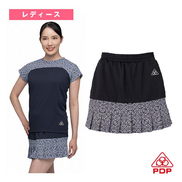 PDP テニス・バドミントンウェア『レディース』 総柄スコート/スパッツなし/レディース『PTW-4200P』 | PDP（スポーツ）