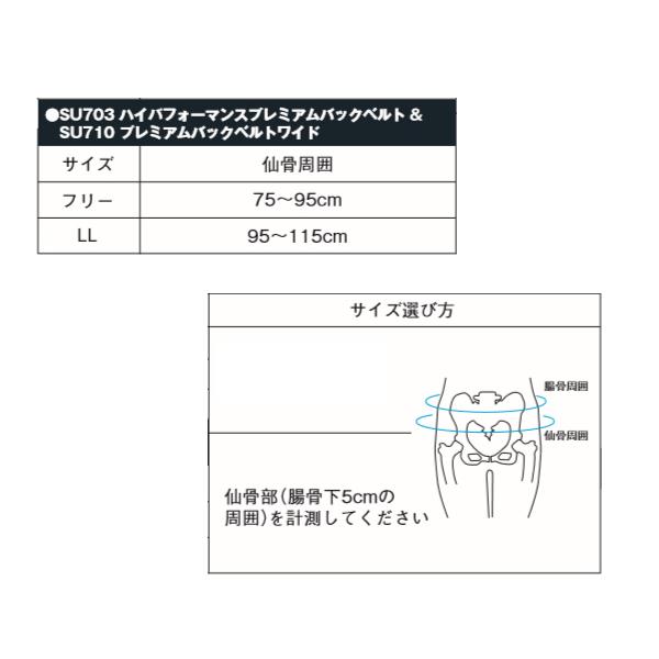 プリンス オールスポーツサポーターケア商品 ハイパフォーマンスプレミアムバックベルトワイド SU710 | ワイド | 01