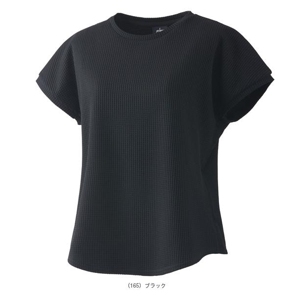 Prince プリンス Tシャツ ブラック L テニスウェア 黒 ゲームシャツ Prince（プリンス） テニスウェア『レディース』 ゲームシャツ