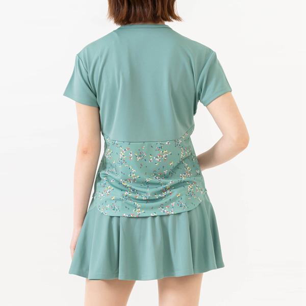 【新品】ローチェ 上下セットアップ Mサイズ ネイビー 花柄 テニスウェア roche（ローチェ） ローチェ『roche』 テニスウェア『レディース