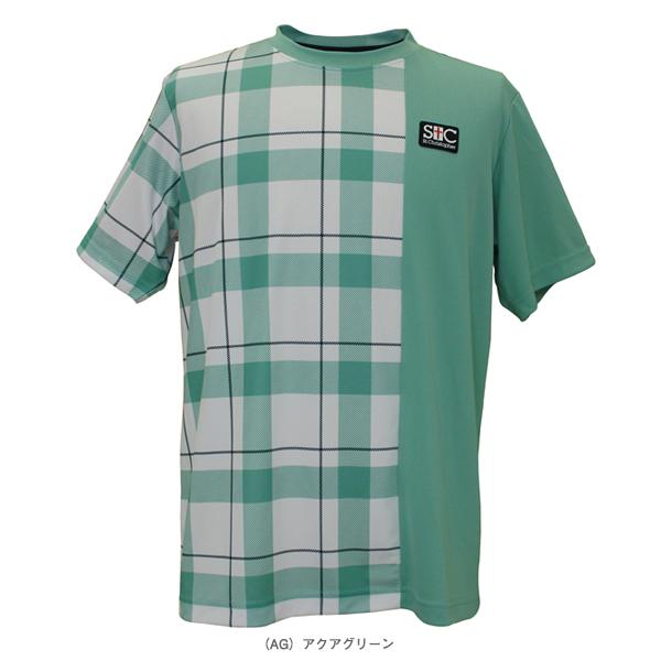 St. Christopher チェック柄 テニスウェア Mサイズ 上下セット St. Christopher チェック柄 テニスウェア 上がM 下がL（St