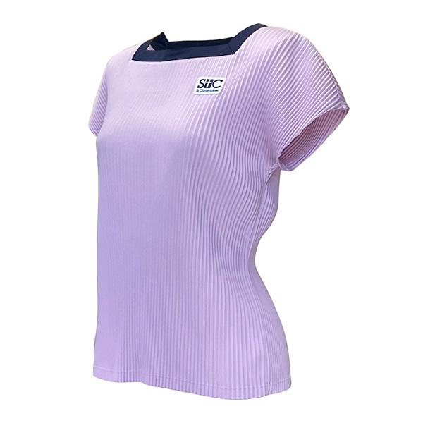 [セントクリストファー テニスウェア（レディース） ]クリスタルプリーツスクエアネックゲームシャツ レディース STC-BEW6503 St.Christopher（セントクリストファー） テニスウェア『レディース