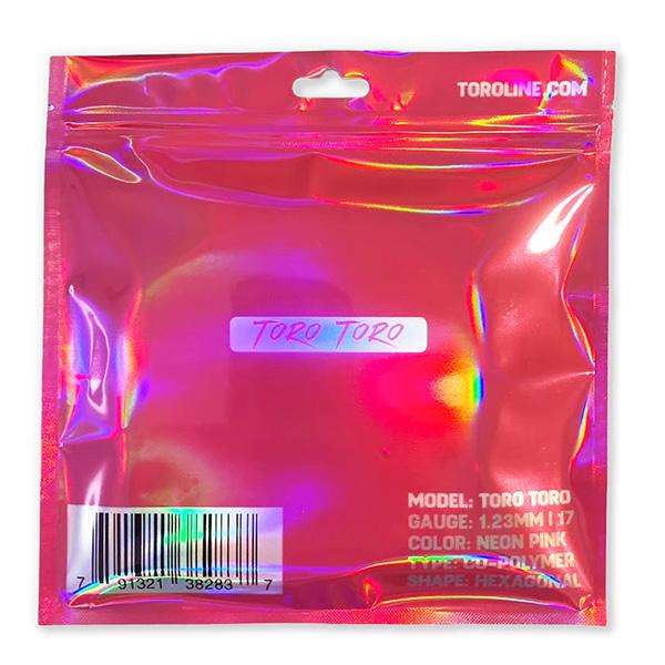 トロライン テニスストリング『単張』 TOROTORO PINK 123/トロトロ ピンク/1.23mm |  | 01