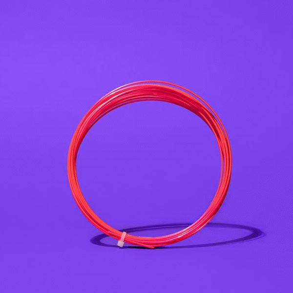 トロライン テニスストリング『単張』 TOROTORO PINK 123/トロトロ ピンク/1.23mm |  | 03