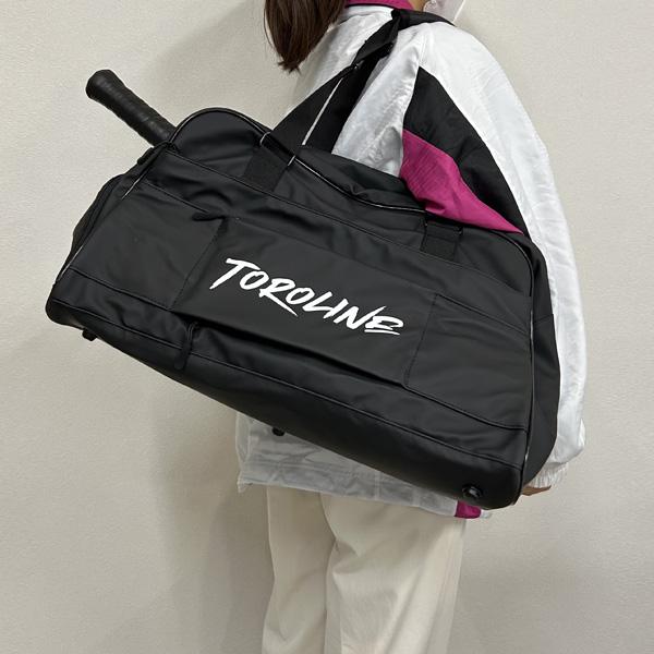 【公式テニスバッグ】トロライン-ダッフルBAG トロライン テニスバッグ トロラインダッフルバッグ ブラック