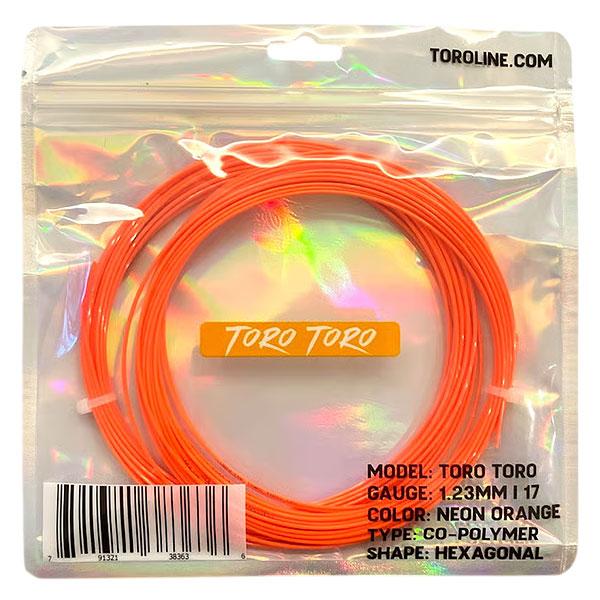 トロライン テニスストリング『単張』 TOROTORO ORANGE 123 トロトロ オレンジ 1.23mm |  | 01