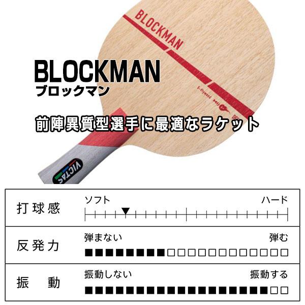 VICTAS（ヴィクタス） 卓球ラケット ブロックマン BLOCKMAN フレア