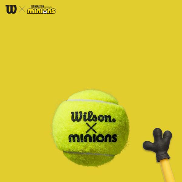 ☆テニスボール　ミニオン Wilson Wilson(ウイルソン) テニス 硬式 ボール MINIONS TENNIS