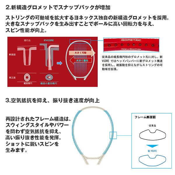VCORE ヨネックス テニスラケット Vコア98 98 08VC98 : ラケットプラザ