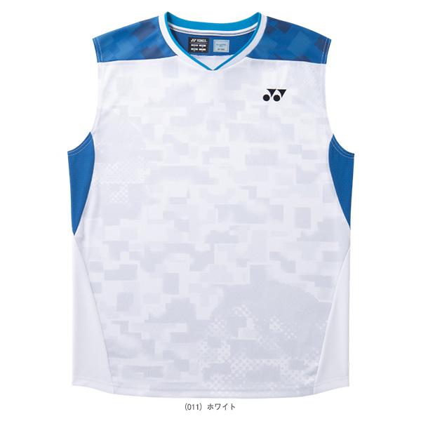 バドミントンヨネックスユニフォームノースリーブ日本代表Lサイズ YONEX（ヨネックス） バドミントンウェア『メンズ/ユニ』 ゲームシャツ