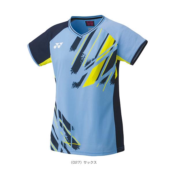 美品　YONEX バドミントンゲームシャツ　レディースO YONEX（ヨネックス） テニス・バドミントンウェア（レディース