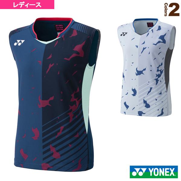 高品質の人気 ヨネックス ゲームシャツ／ノースリーブ／レディース（20676）  ウェア（レディース） テニス・バドミントン シャツ