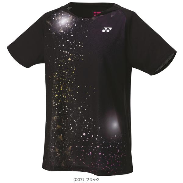 YONEX バドミントンシャツ Mサイズ ダークブルー YONEX ヨネックス バドミントン ゲームシャツ(フィットスタイル