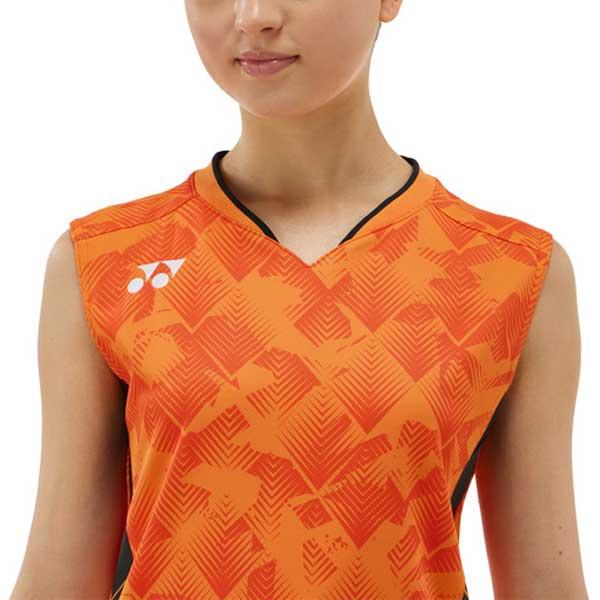 YONEX ノースリーブシャツ レディースOサイズ ヨネックス レディース バドミントン 日本代表 ゲームシャツ