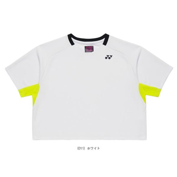 【新品未使用】YONEX ウィメンズゲームシャツ 20937 ホワイト Lサイズ YONEX（ヨネックス） テニスウェア『レディース』 ゲームシャツ