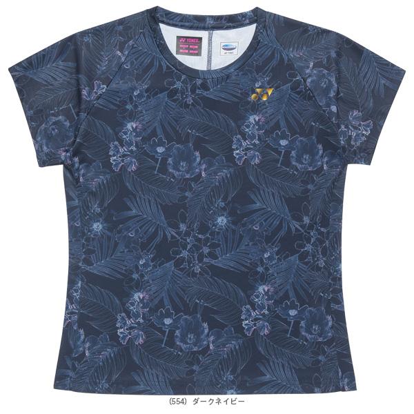 【YONEX】ゲームTシャツ　Lサイズ　ダークネイビー YONEX（ヨネックス） テニスウェア『レディース』 ゲームシャツ