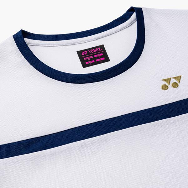 新品タグ付き YONEX 最新ウェア ネイビー　レディースOサイズ YONEX（ヨネックス） テニスウェア『レディース』 ゲームシャツ