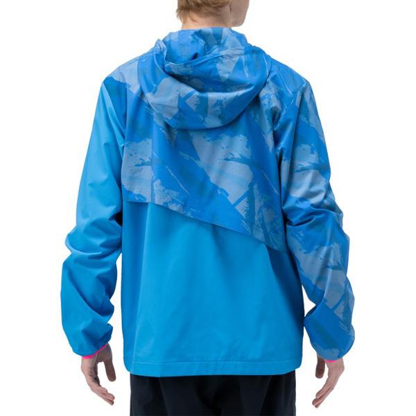 YONEX フード付きジャケット JP ユニM 青 YONEX フード付きジップアップ M - メルカリ