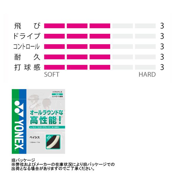 ヨネックス ソフトテニスストリング（単張） ベイシス／BASIS（SG-BA） | YONEX | 01