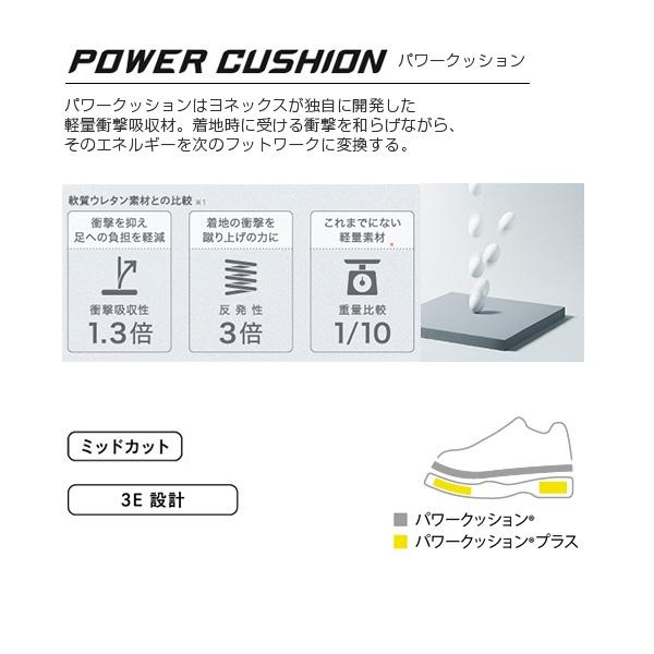 YONEX（ヨネックス） バドミントンシューズ パワークッションエク