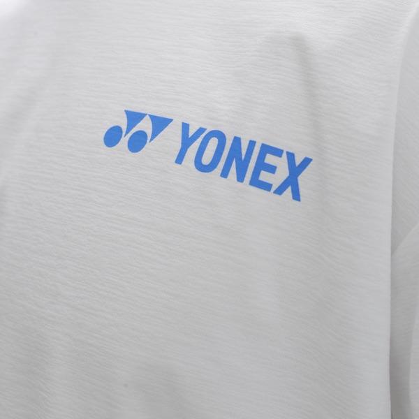YONEX バドミントンウェア ホワイト/ブルー 楽天市場】【最短出荷】【送料無料】ヨネックス YONEX バドミントン