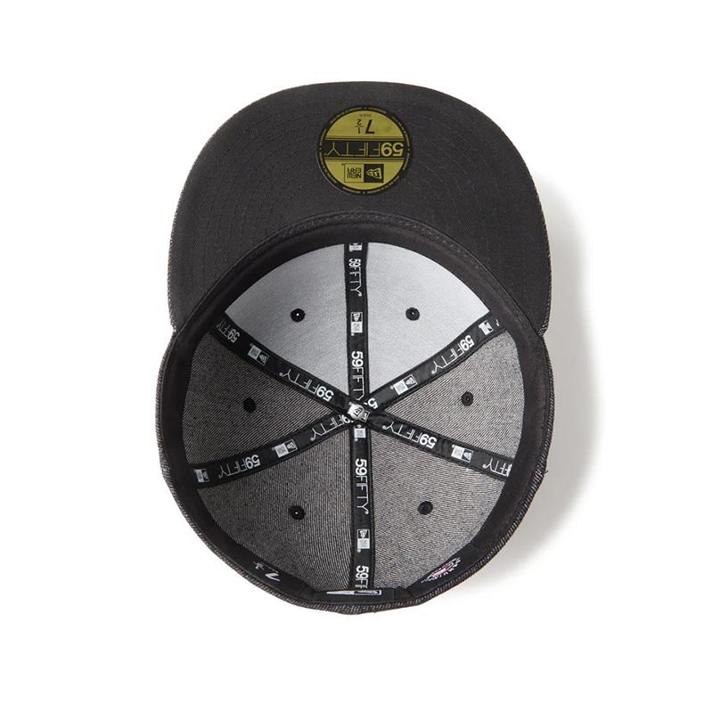 ニューエラ ドジャース ブラックデニム ONSPOTZ別注 NEW ERA（ニューエラ） 59FIFTY Denim ロサンゼルス・ドジャース