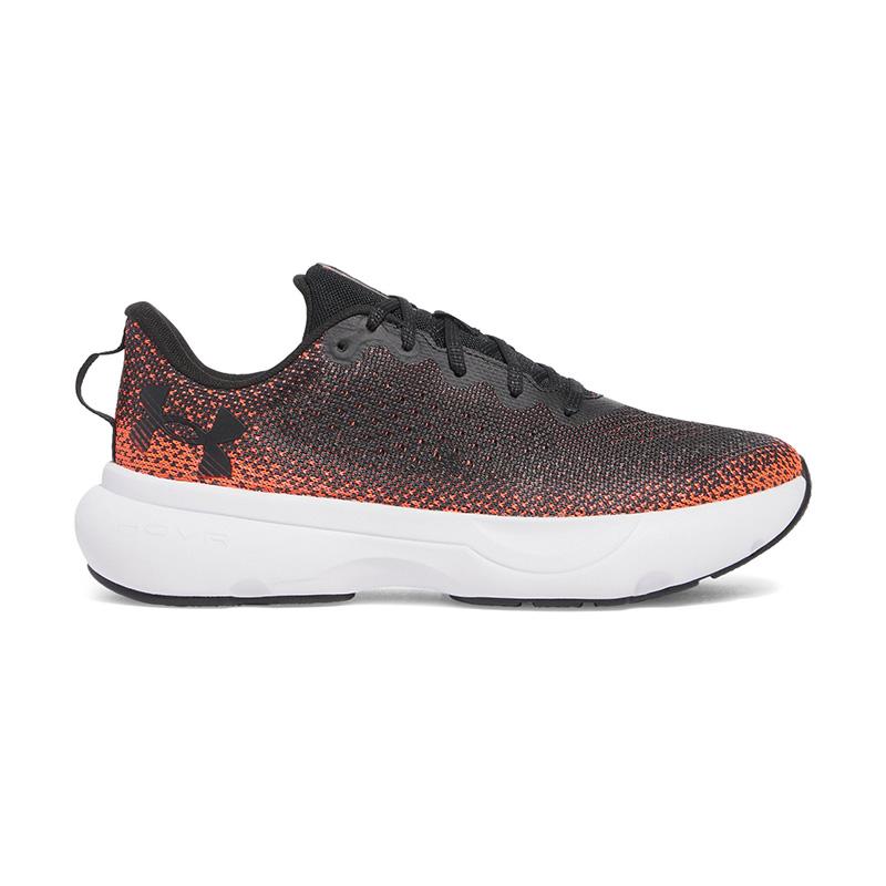 アンダーアーマー UAインフィニット ランニングシューズ メンズ 25SS ブラック×レッド×ブラック(3027523)の画像