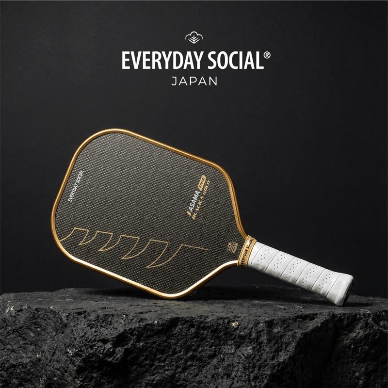 EVERYDAY SOCIAL ピックルボールパドル ASAMA ブラック＆ゴールド PWR