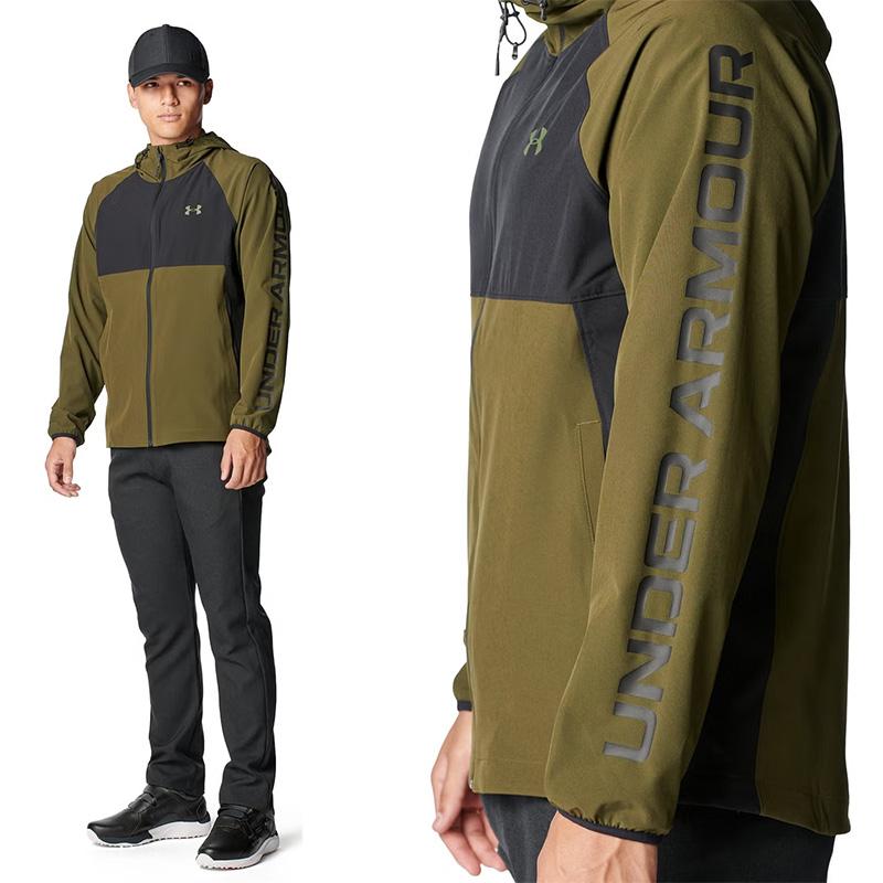 Under Armour モスグリーンフルジップジャケット UNDER ARMOUR（アンダーアーマー） UAドライブ ウインド フルジップ