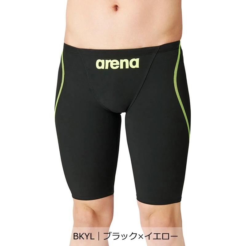 アリーナ 競泳水着 アクアフォースフュージョントライ ハーフスパッツ メンズ ブラック ネイビー ARN-1011M arena WA承認_10