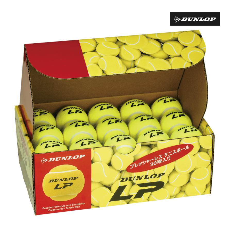ダンロップ　テニスボール30缶セット YONEX（ヨネックス） DUNLOP ダンロップLP（プレッシャーレス テニス
