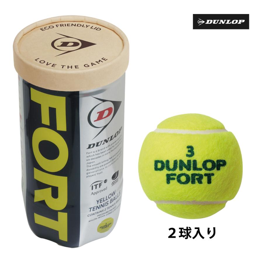 ダンロップ フォート2 DUNLOP FORT2 1箱 30缶 60球入 硬式 テニス