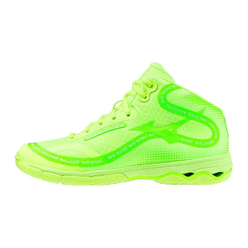 MIZUNO（ミズノ） 24FW ウエーブダイバースDE2 ネオライム×ジャスミン