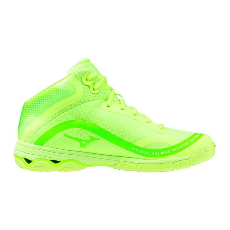 ミズノウェーブダイバーズ　24 MIZUNO（ミズノ） 24FW ウエーブダイバースDE2 ネオライム×ジャスミン