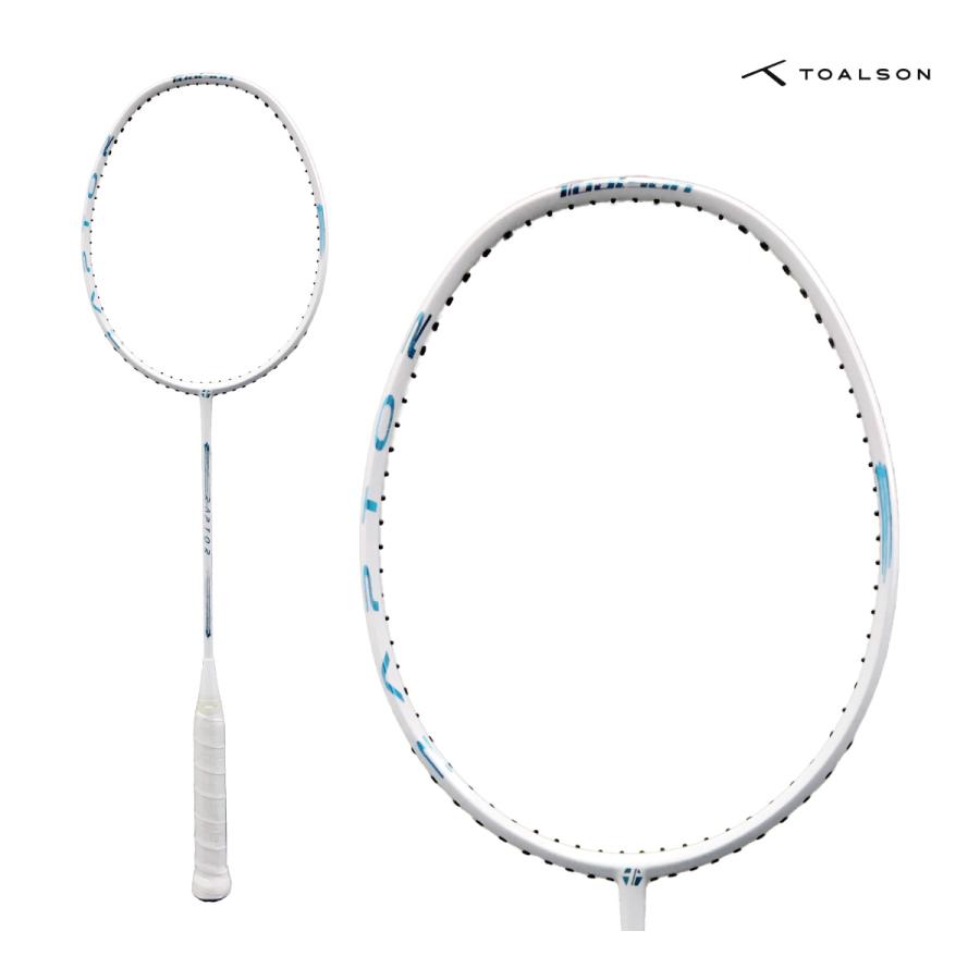 TOALSON（トアルソン） ラプター 1DR82804 2025SS ホワイト／ブルー バドラケ バドミントン バドミントンラケット ...