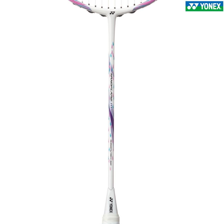 YONEX ナノフレア111 NANOFLARE111[NF-111] ヘッドライト ホワイト×ラベンダー バドミントン ラケット エントリーモデル｜racketshop-approach｜04