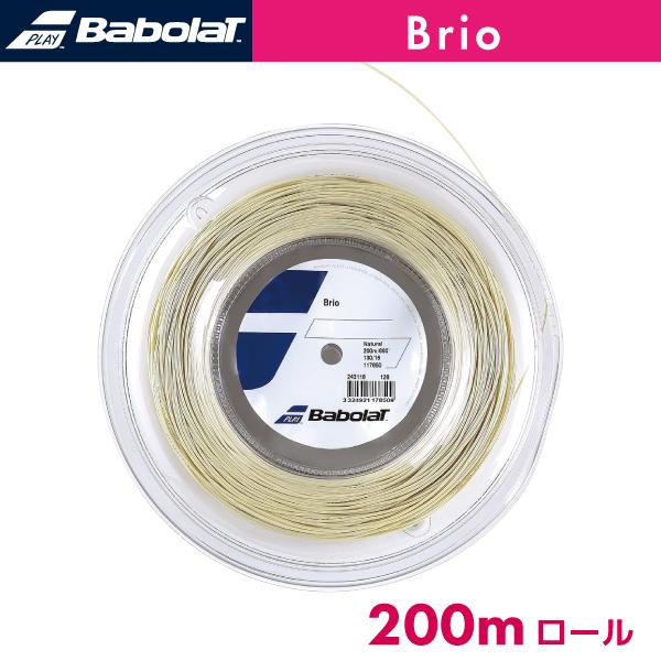 【お気にいる】 BABOLAT ブリオ バボラ RPM ガット ストリング テニス 硬式 243118 ロール 200m BRIO 硬式テニス