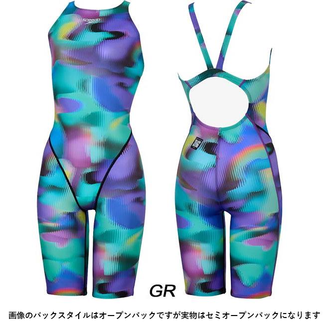 speedo（スピード） 競泳水着 スパッツ FLEXΣX セミオープンバック
