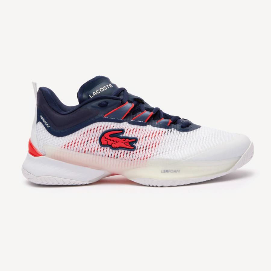 Lacoste テニスシューズ ホワイト/ブルー　27センチ Lacoste テニスシューズ ホワイト/ブルー 27センチ Lacoste