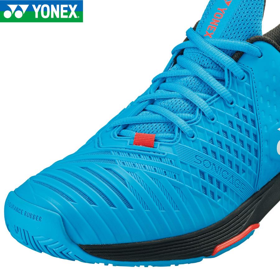 YONEX(ヨネックス)パワークッションソニケージ3ワイドAC POWER CUSHION SONICAGE 3 WIDE AC AC 2022 SHTS3WAC/054:BL×BK テニスシューズ オールコート ワイド|racketshop-approach|02