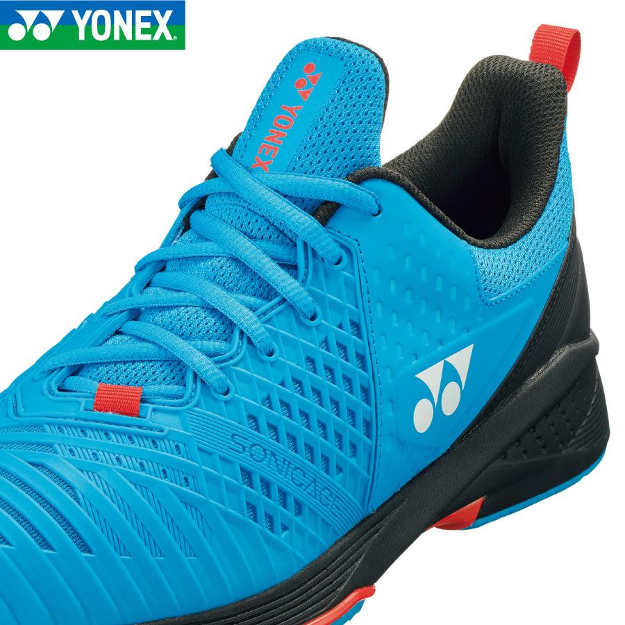 YONEX(ヨネックス)パワークッションソニケージ3ワイドAC POWER CUSHION SONICAGE 3 WIDE AC AC 2022 SHTS3WAC/054:BL×BK テニスシューズ オールコート ワイド|racketshop-approach|03
