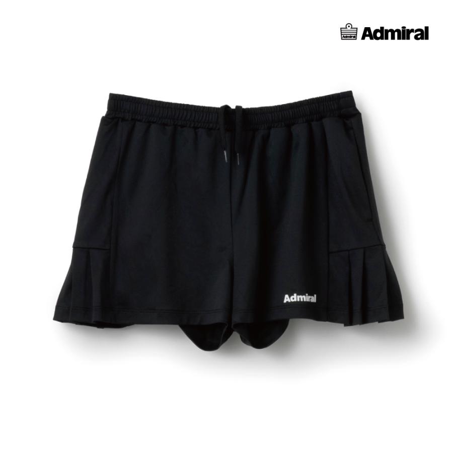 Admiral プリーツショートパンツ　Mサイズ Admiral（アドミラル） レディース サイドプリーツヘムショーツ