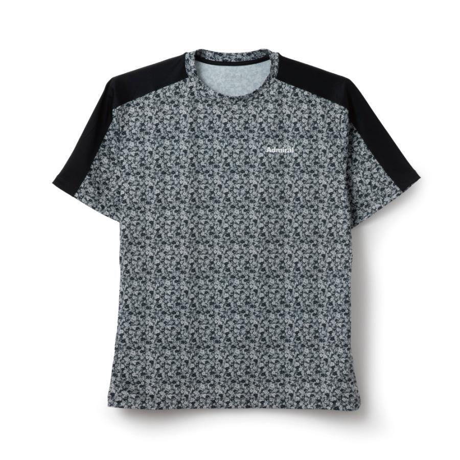 Admiral（アドミラル） メンズ ショルダーラインフラワープリント TEE