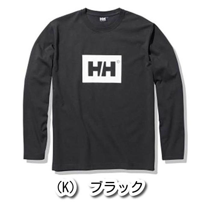 ヘリーハンセン HELLY HANSEN ロングスリーブロゴティ L/S Logo Tee ロンT 長袖 シンプル 定番 ロゴ 正規品 メンズ アウトドア マリーン K WN HE32067|racketshopr|03
